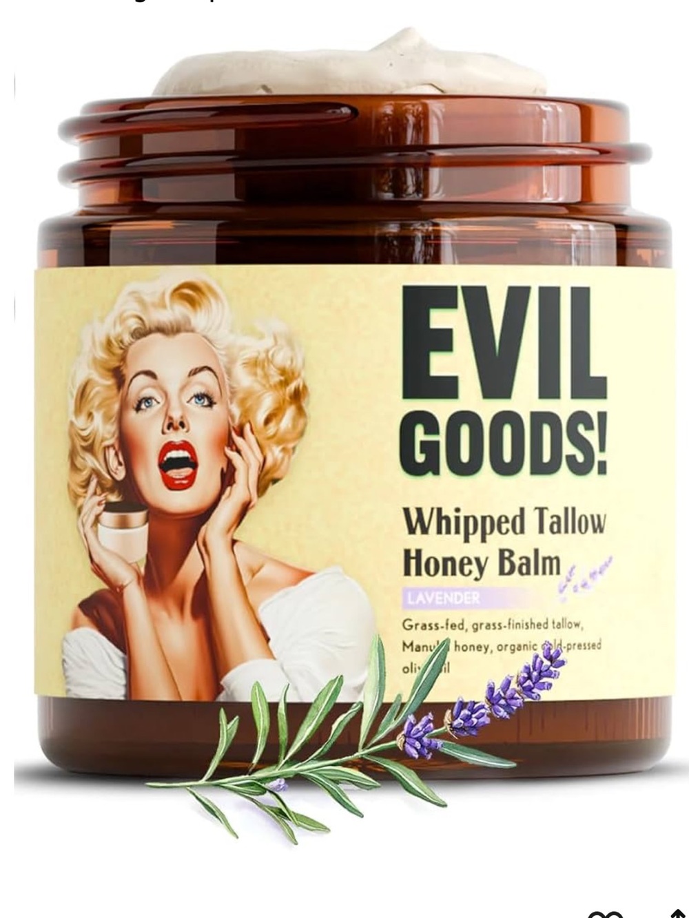NEW🐝Evil Goods Whipped Tallow Honey Balm in the Lavender scent $50